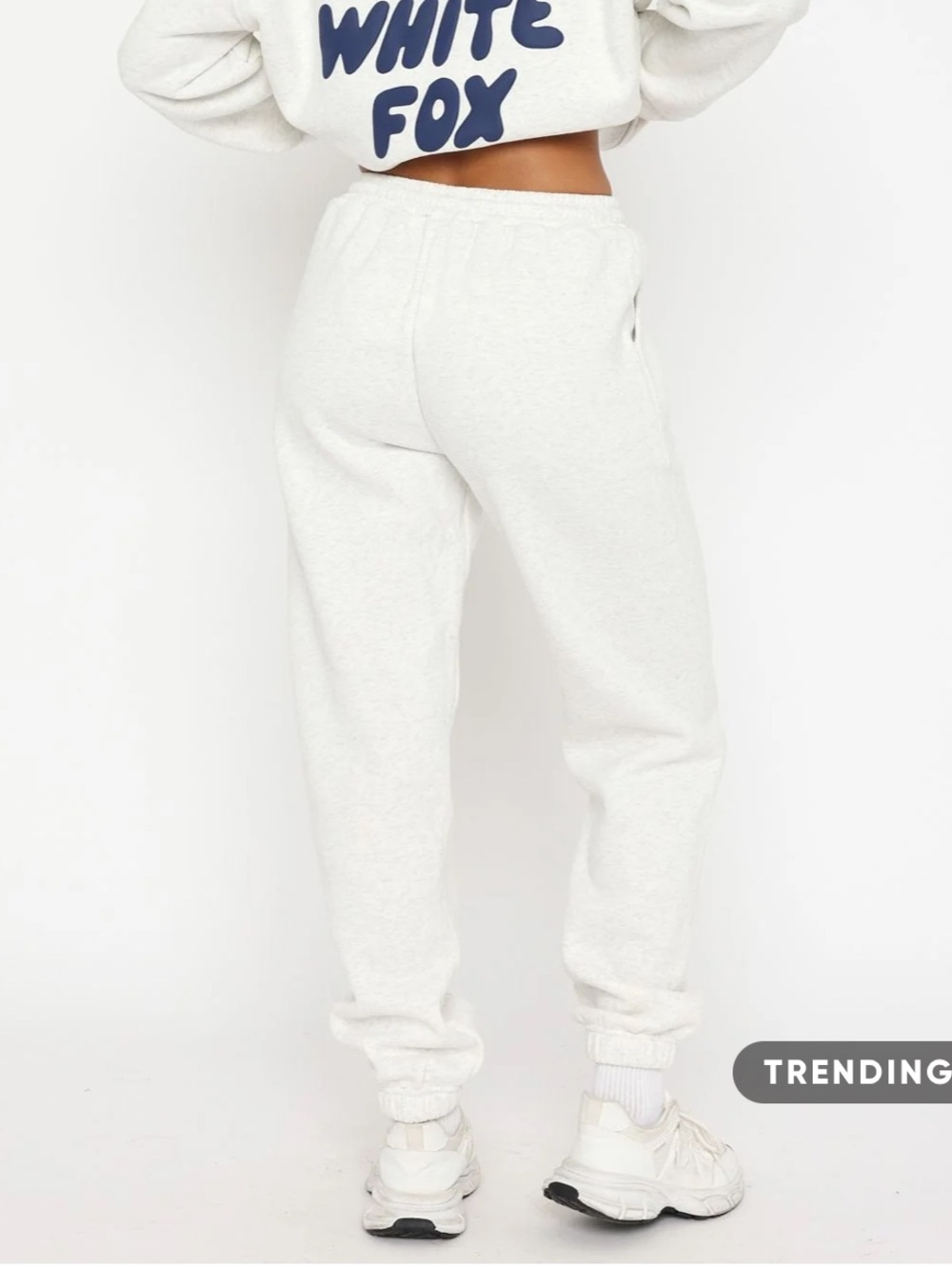 White Fox Boutique Offstage Sweatpants in Mineral Grey - Picture 4 of 9